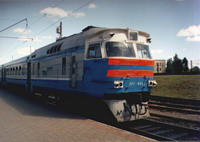 ДР1-0423 депо Полоцк ст. Орша Лето 2005