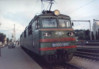 ВЛ80т-1810 депо - Киев Украина Лето 2005